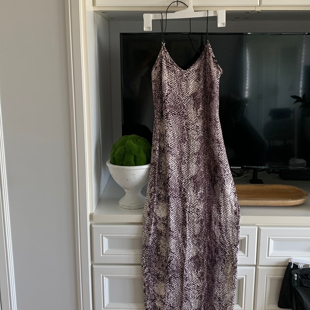 Snake skin bodycon Jersey knit dress